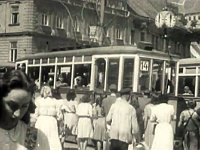 Trg bana Jelačića 1940. godine. Podne